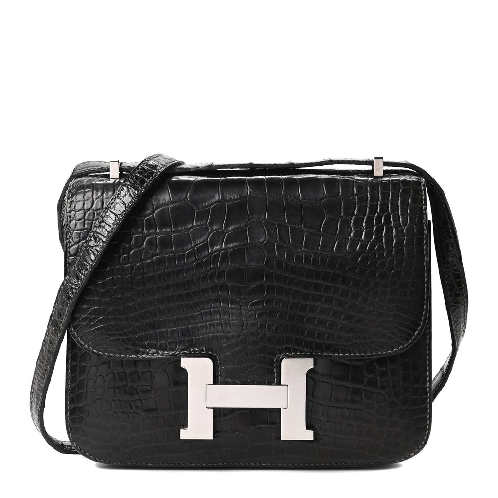 Shiny Alligator Constance 18 Black £¨ Direct shipment via from wholesalehk.shop