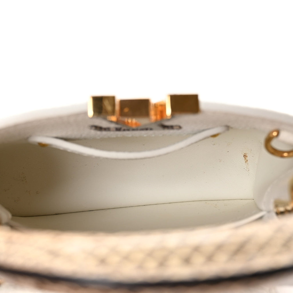 Taurillon Ayers Capucines Mini White Snow White £¨ Direct shipment via from wholesalehk.shop