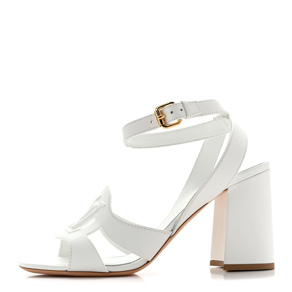 Calfskin LV Isola Sandals 40 White £¨ Direct shipment via from wholesalehk.shop