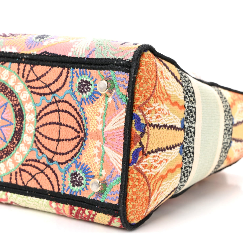 Canvas Embroidered In Lights Medium Lady D-Lite Multicolor wholesalehk.shop