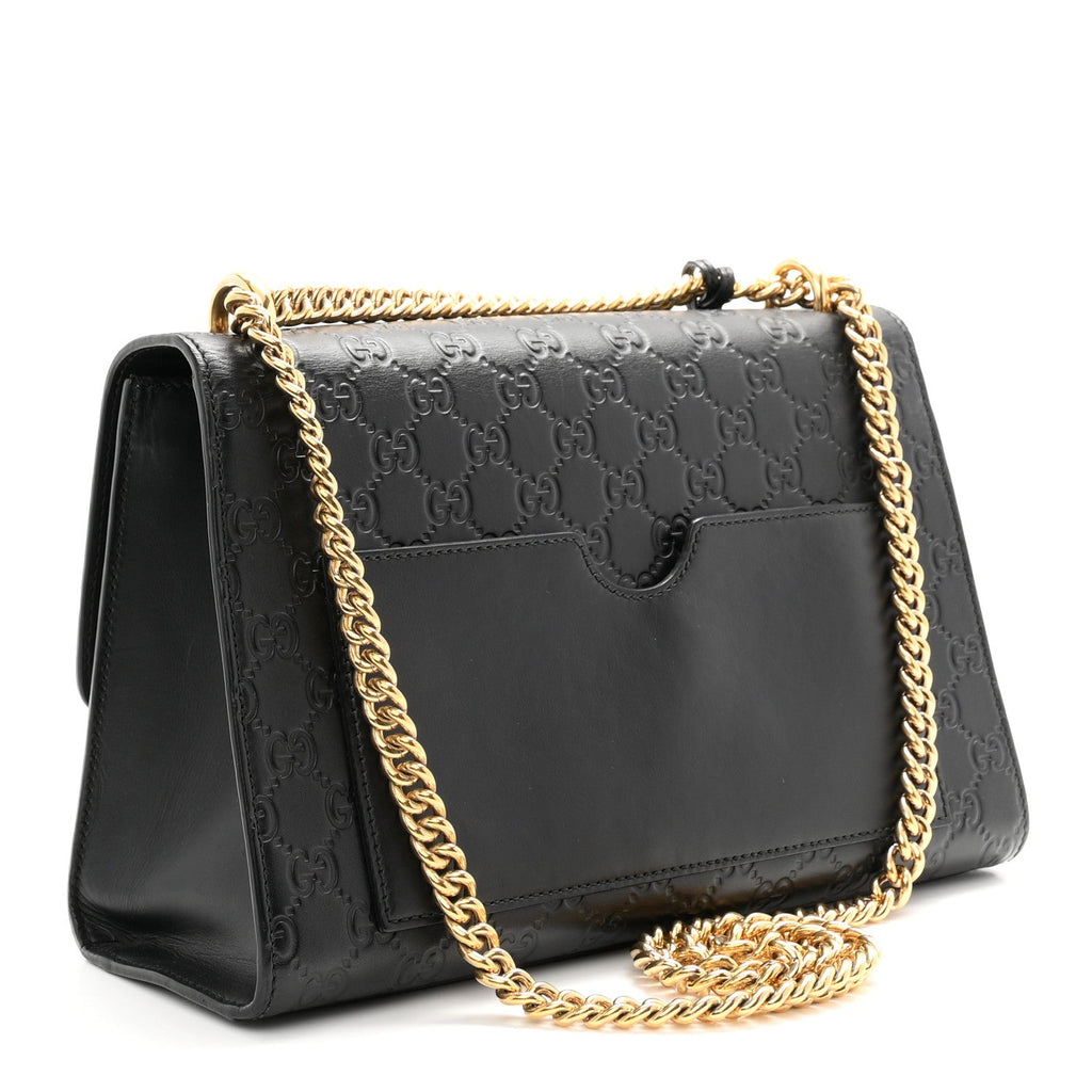 Guccissima Medium Padlock Shoulder Bag Black £¨ Direct shipment via from wholesalehk.shop