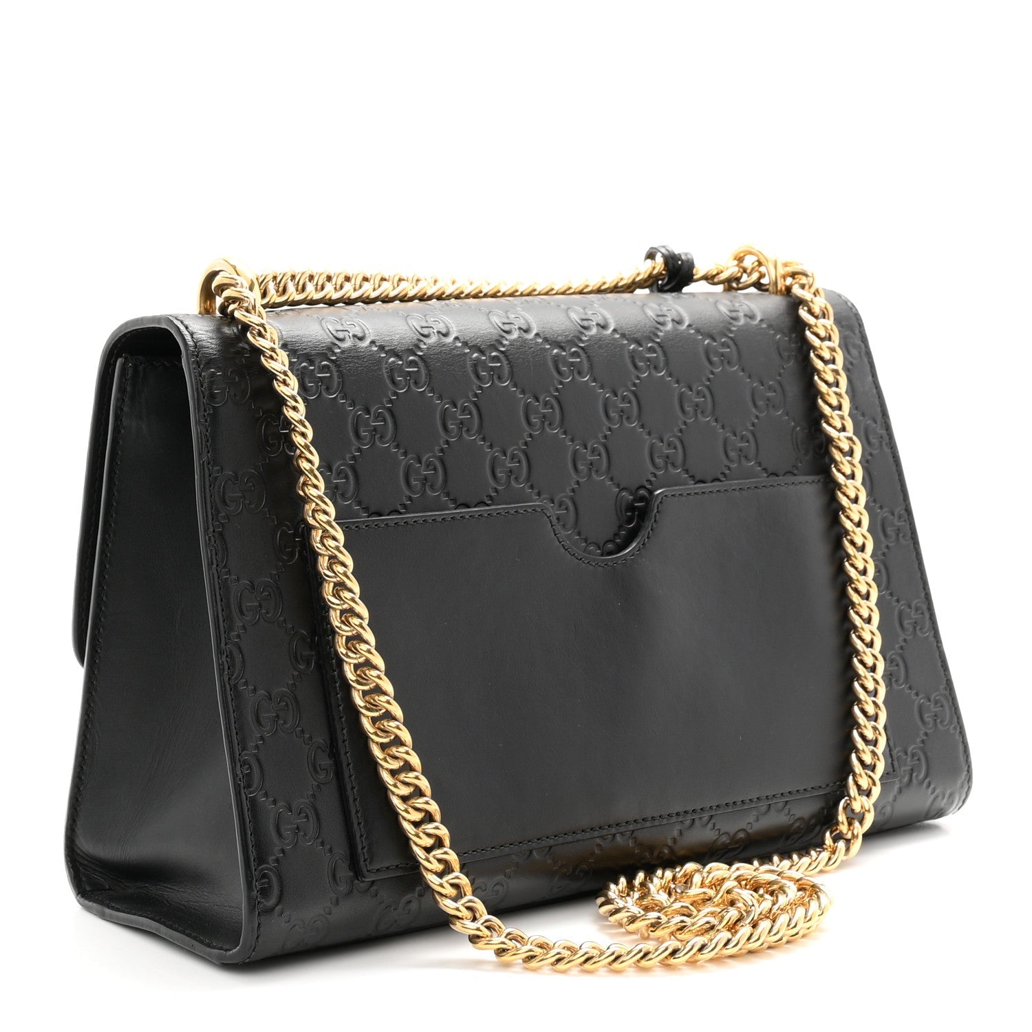 Guccissima Medium Padlock Shoulder Bag Black £¨ Direct shipment via from wholesalehk.shop
