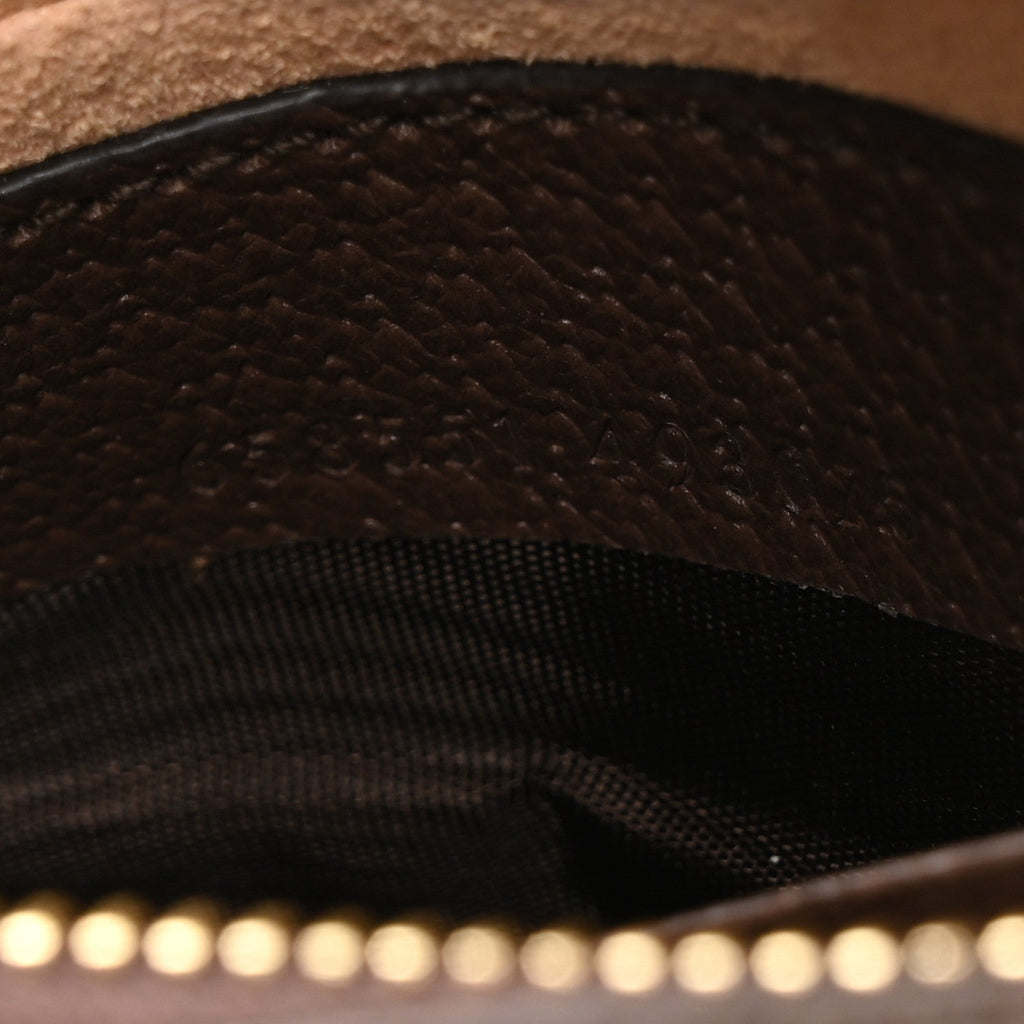 GG Supreme Monogram Textured Calfskin Web Mini Ophidia Half Moon Hobo Beige Ebony New Acero wholesalehk.shop