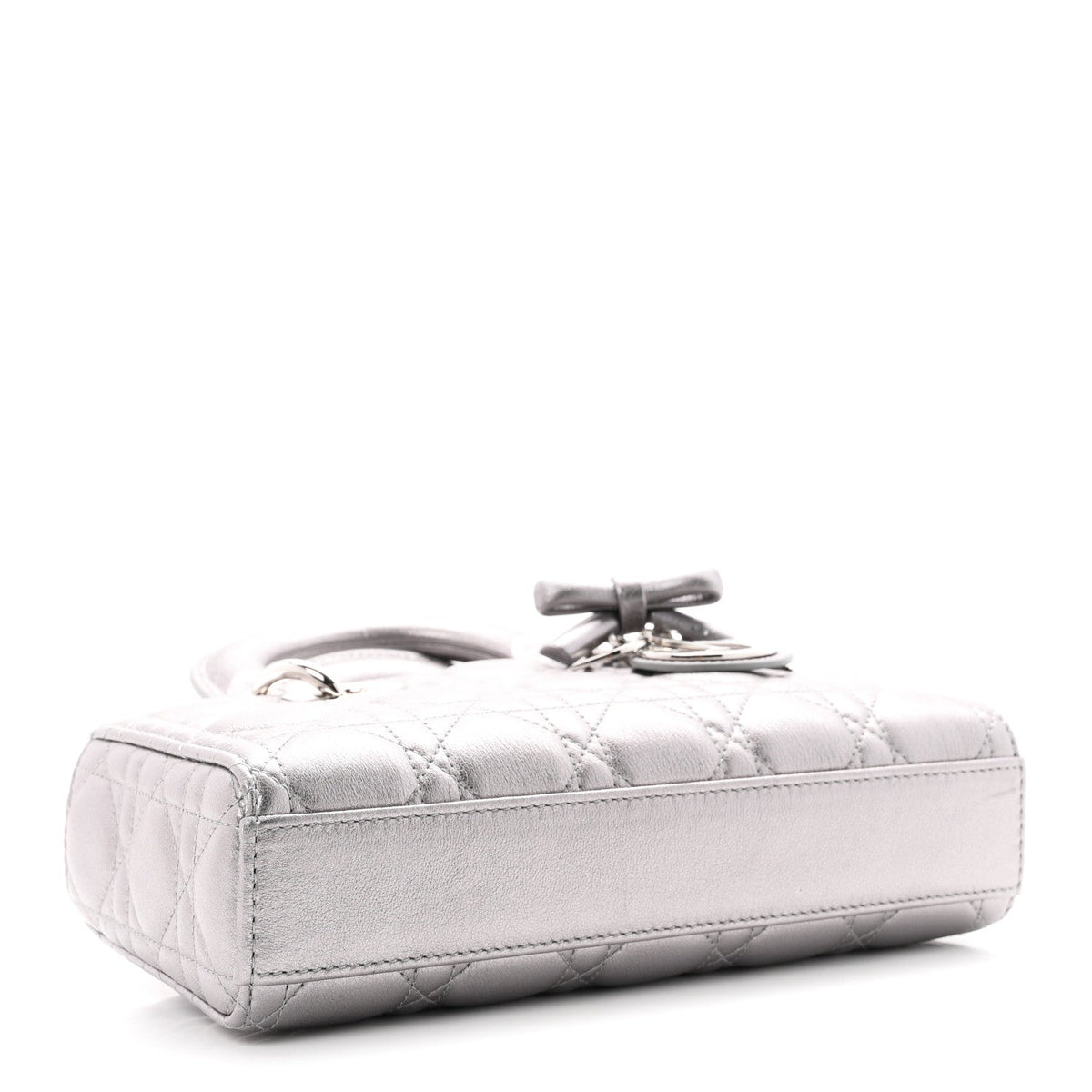 Metallic Lambskin Cannage Small Lady D-Joy wholesalehk.shop