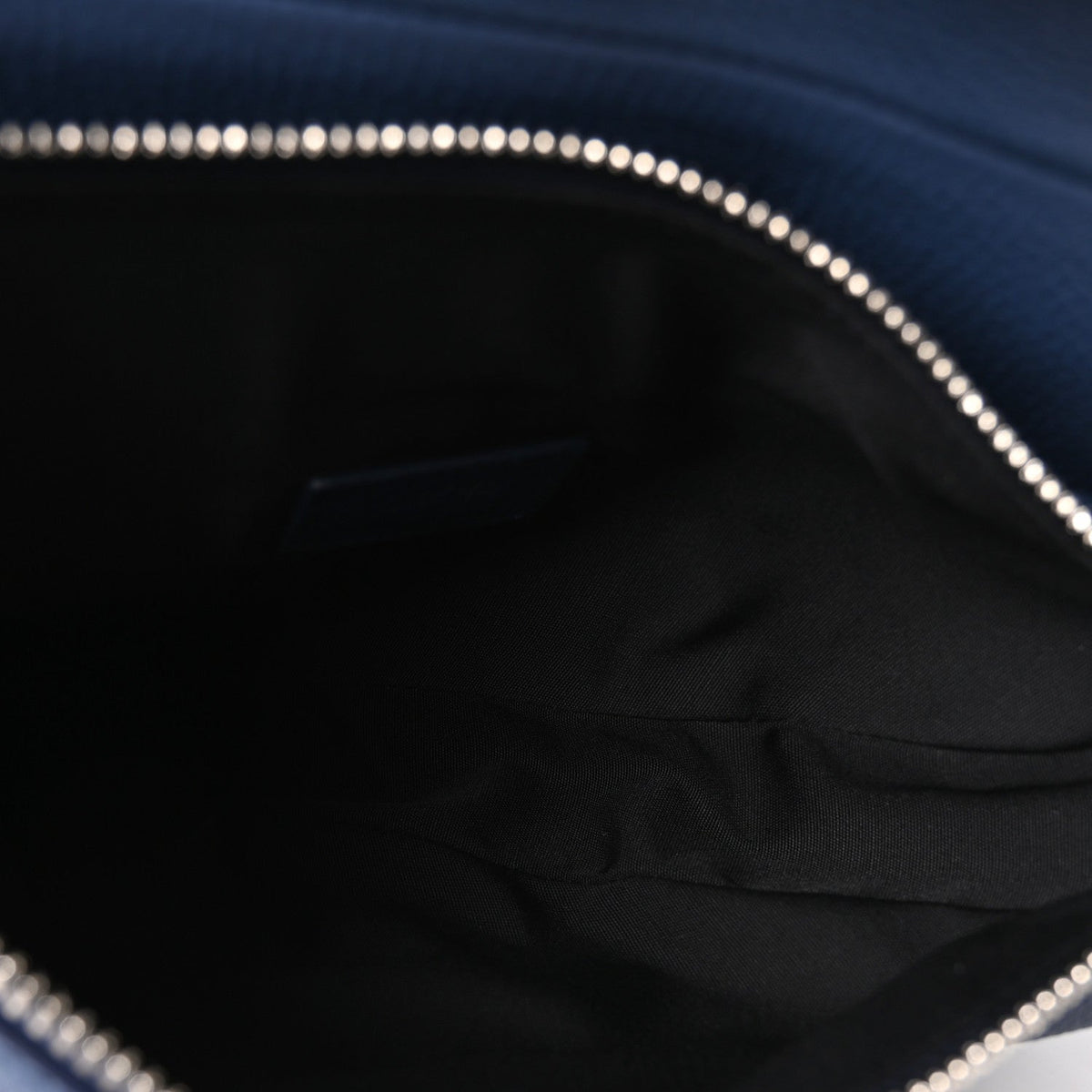 Grained Calfskin Mens Saddle Bag Navy Blue wholesalehk.shop