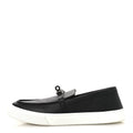 Calfskin Game Slip On Sneakers 39.5 Black wholesalehk.shop