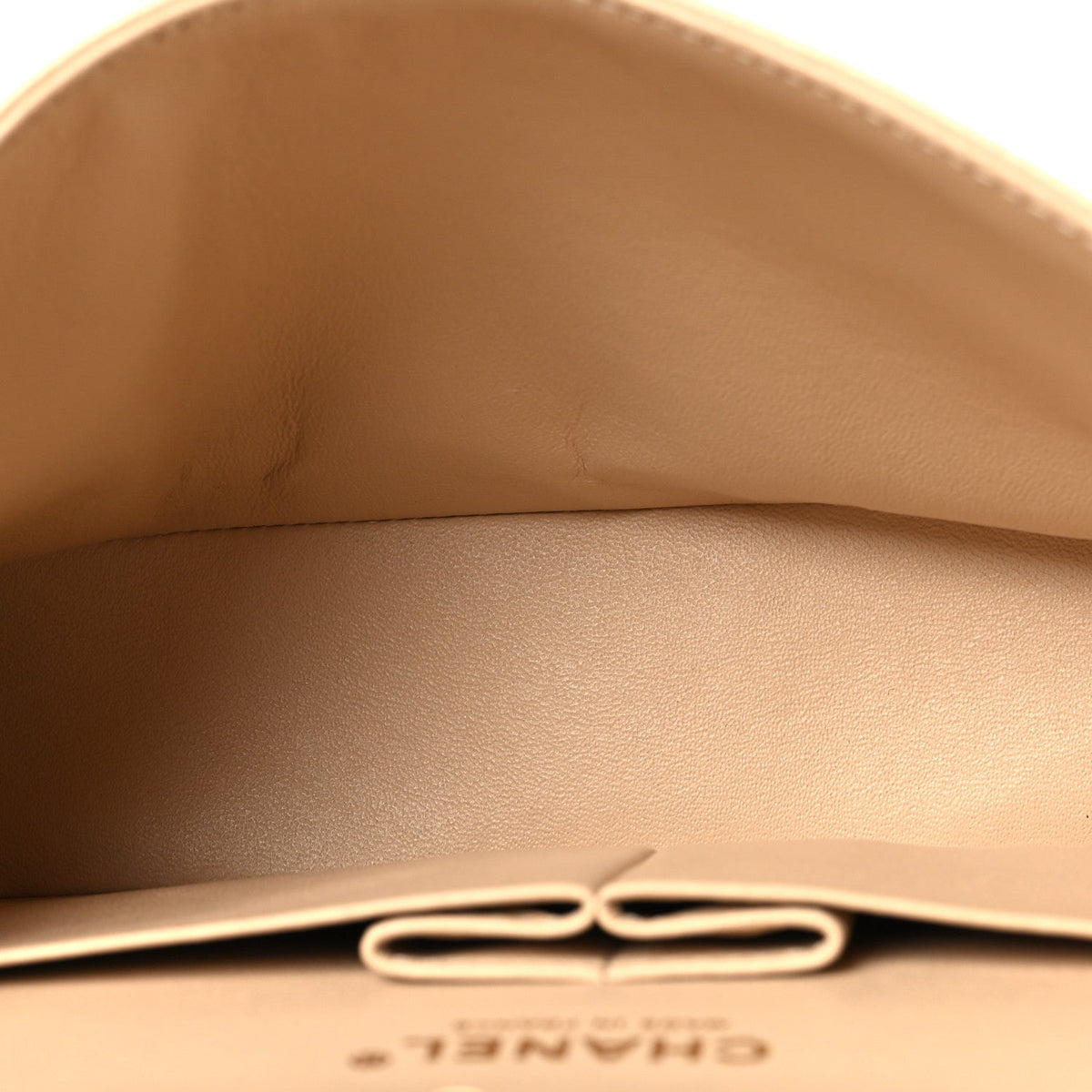 Caviar Quilted Medium Double Flap Beige wholesalehk.shop