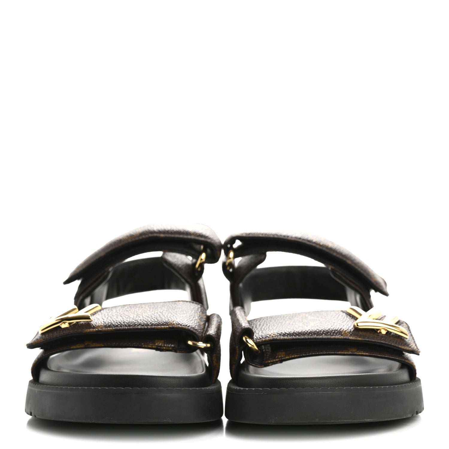 Monogram LV Sunset Comfort Flat Sandals 37.5 Cacao Brown £¨ Direct shipment via from wholesalehk.shop
