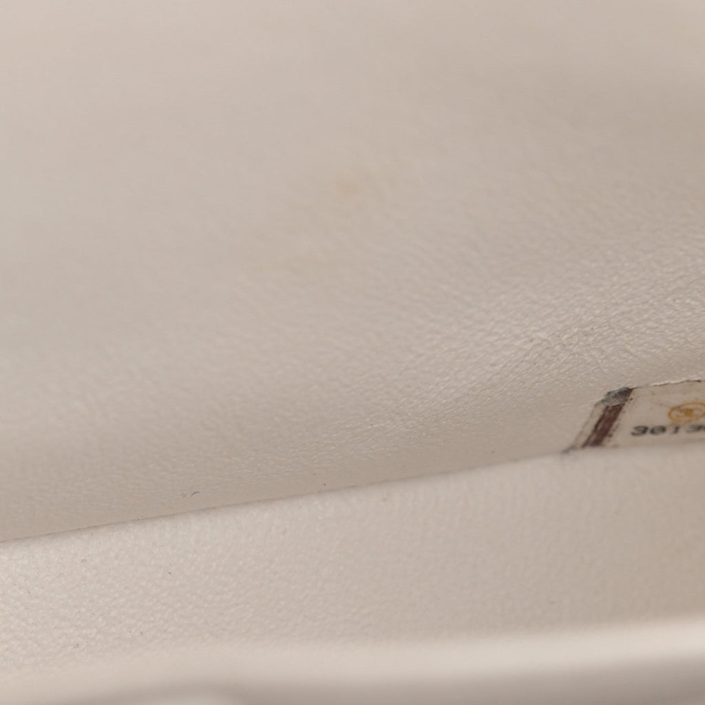 Caviar Quilted Small Double Flap White wholesalehk.shop