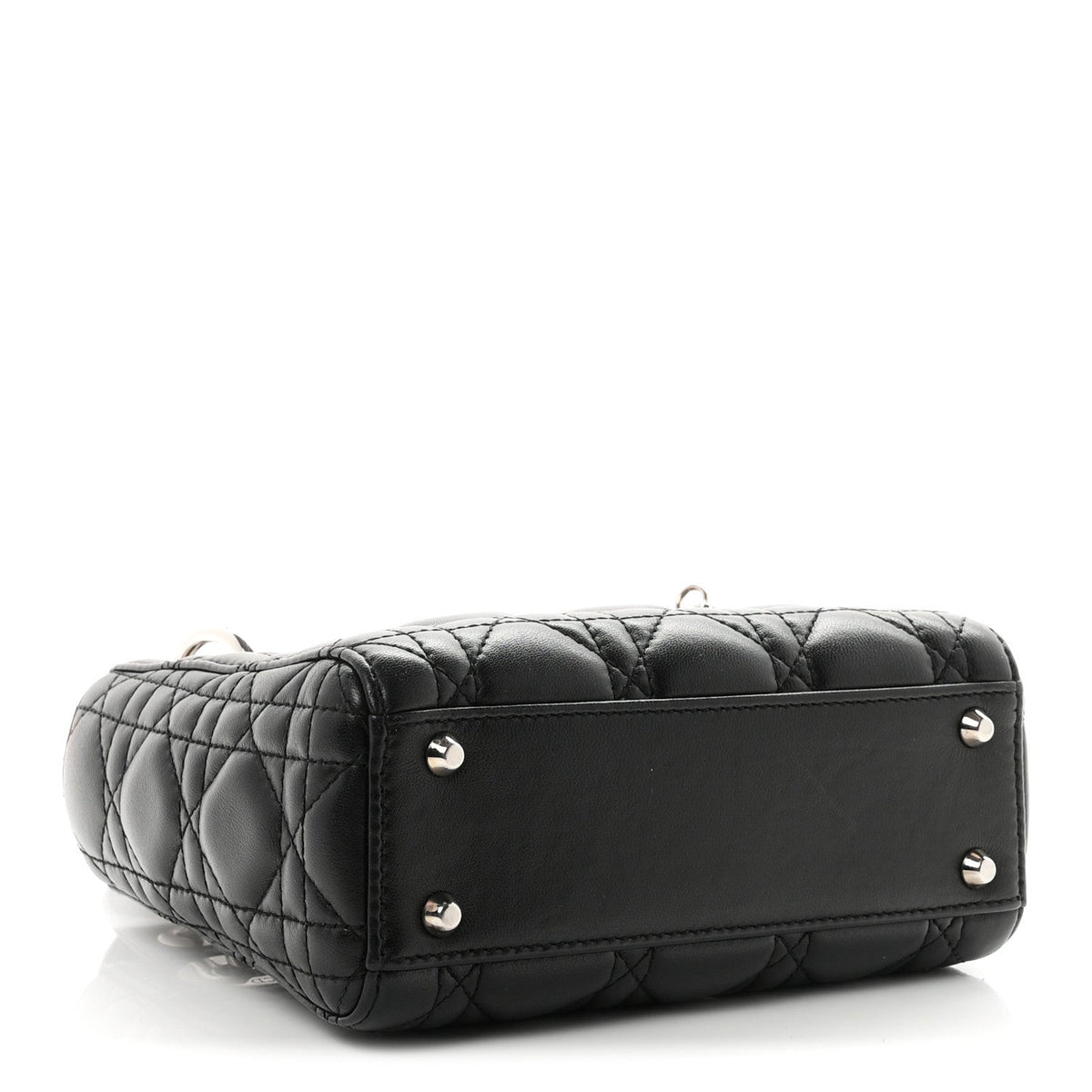 Lambskin Cannage Mini Lady Dior Black wholesalehk.shop