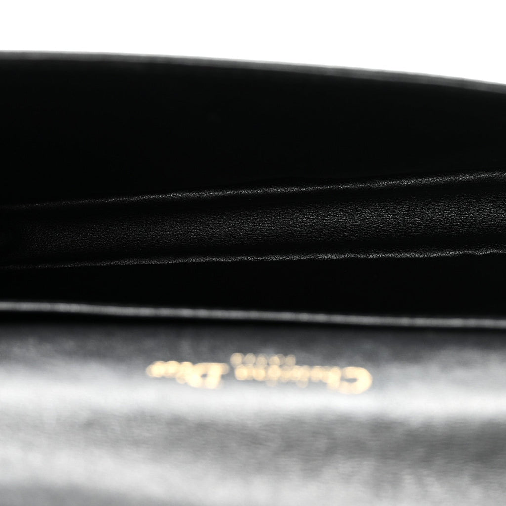 Lambskin Cannage Lady Dior Pouch Black wholesalehk.shop