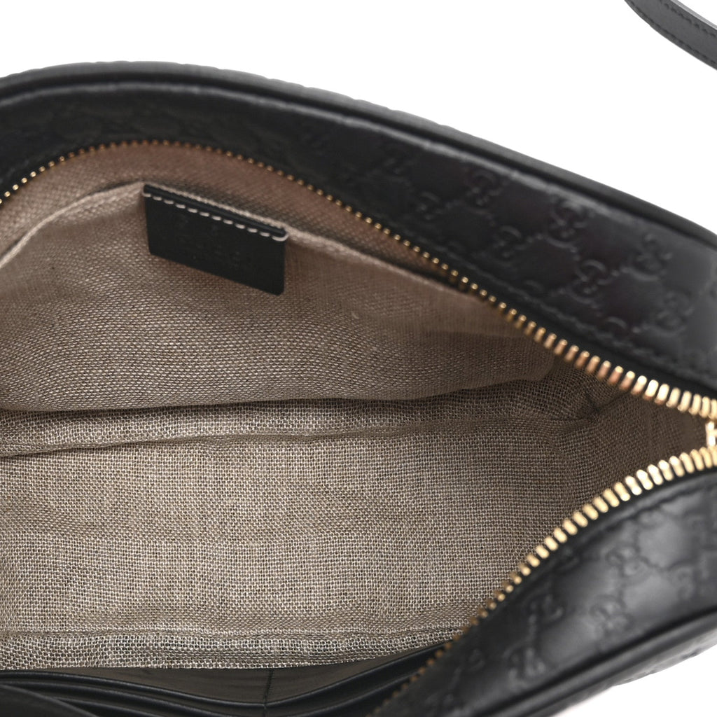 Microguccissima Mini Bree Messenger Bag Black £¨ Direct shipment via from wholesalehk.shop