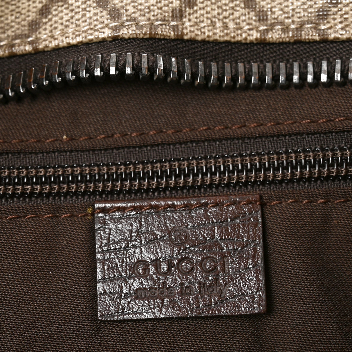 GG Supreme Monogram Vertical Tote Dark Brown wholesalehk.shop