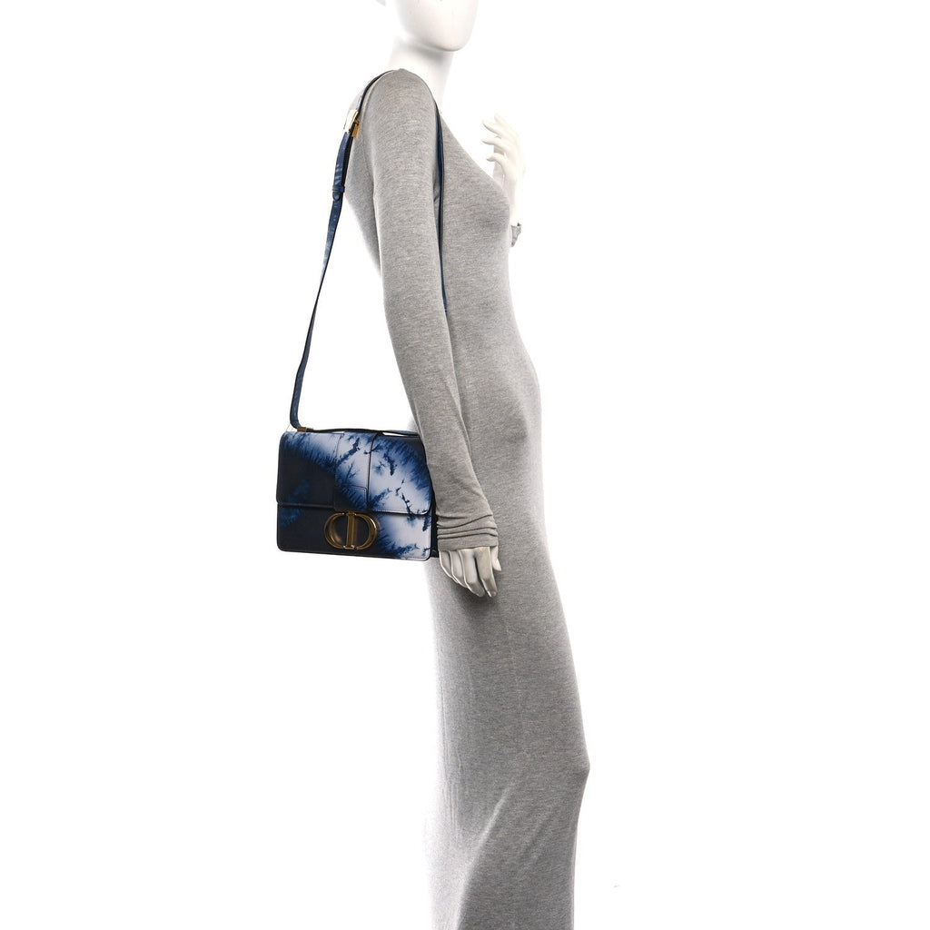 Box Calfskin Tie Dye 30 Montaigne Flap Bag Multicolor wholesalehk.shop
