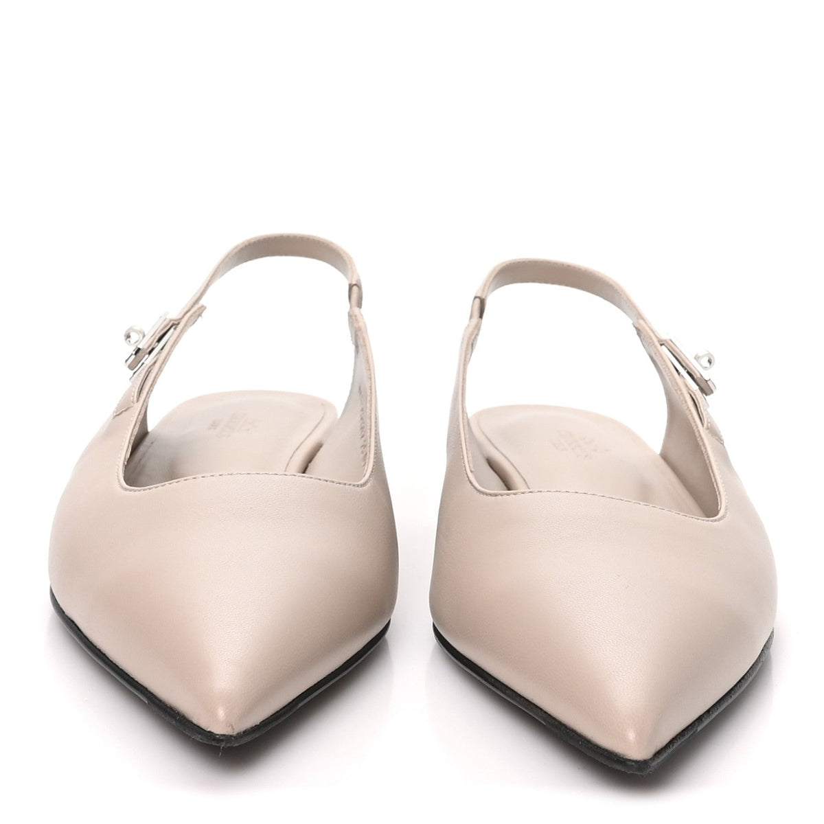 Nappa Lovely Slingback Flats 38.5 Beige Galet wholesalehk.shop