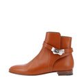Calfskin Neo Low Boots 38.5 Naturel wholesalehk.shop