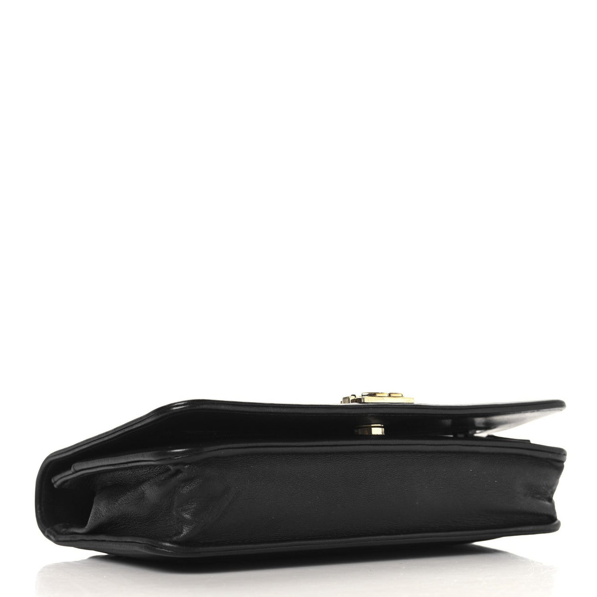 LAmbskin Chevron Boy Wallet On Chain WOC Black wholesalehk.shop