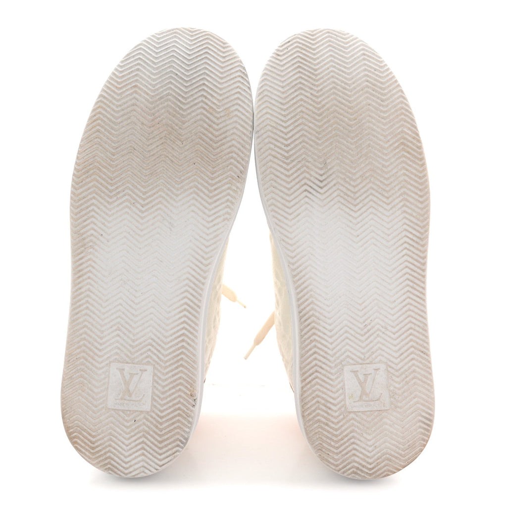 Grained Calfskin Embossed Monogram Mens Beverly Hills Sneakers 8.5 White £¨ Direct shipment via from wholesalehk.shop