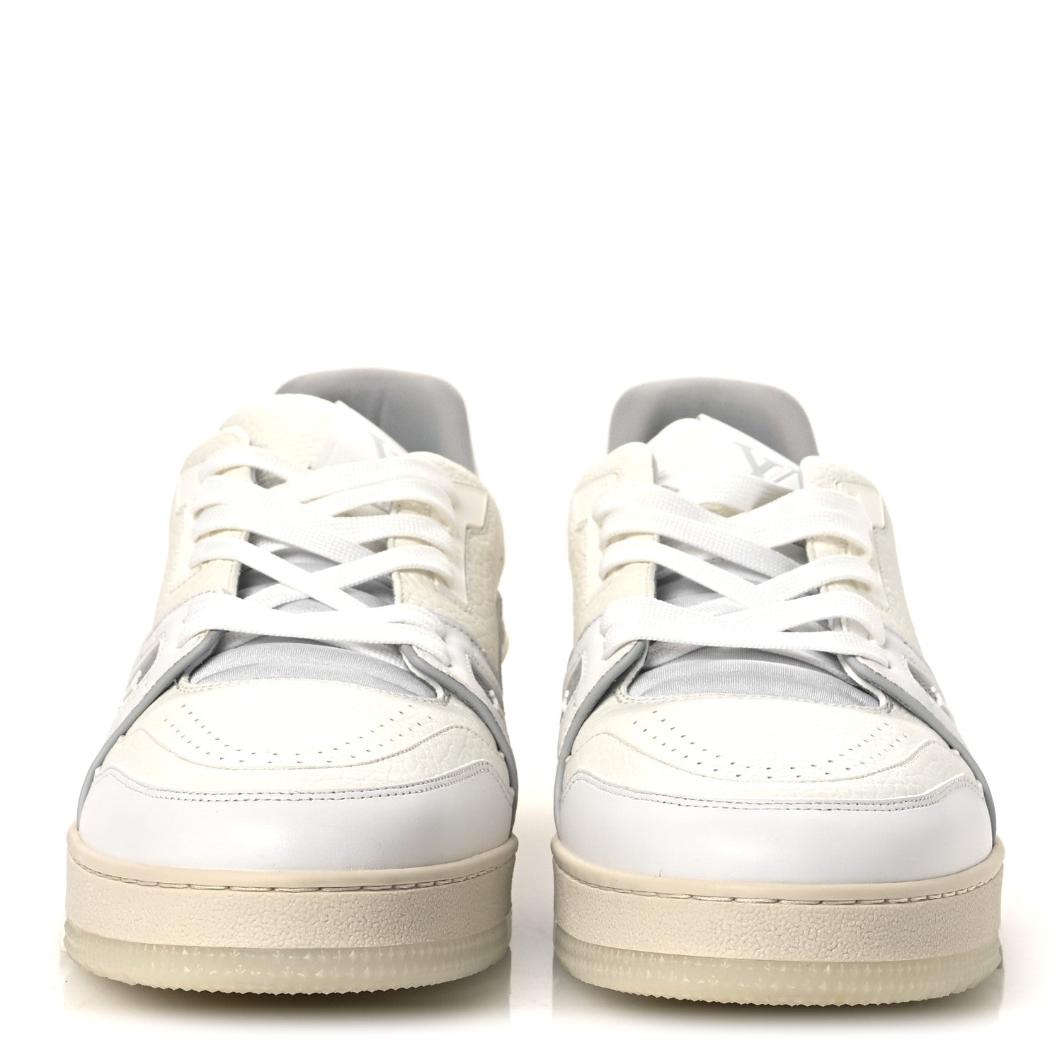 Calfskin Mens LV Trainer Sneakers 10 White £¨ Direct shipment via from wholesalehk.shop