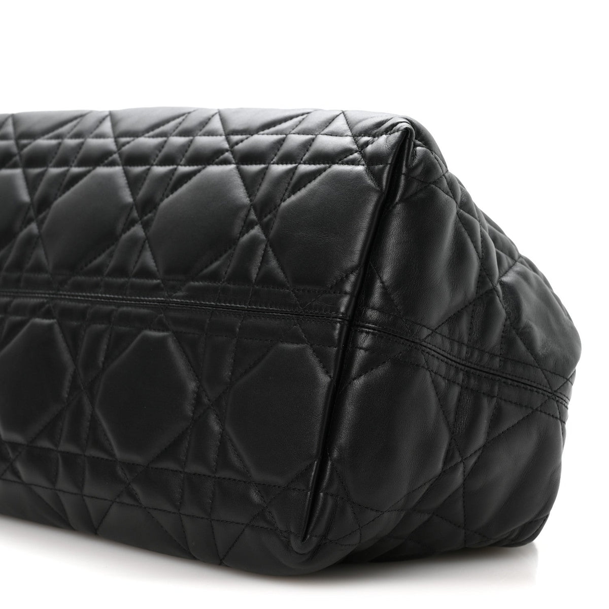 Calfskin Macrocannage Large Toujours Black wholesalehk.shop
