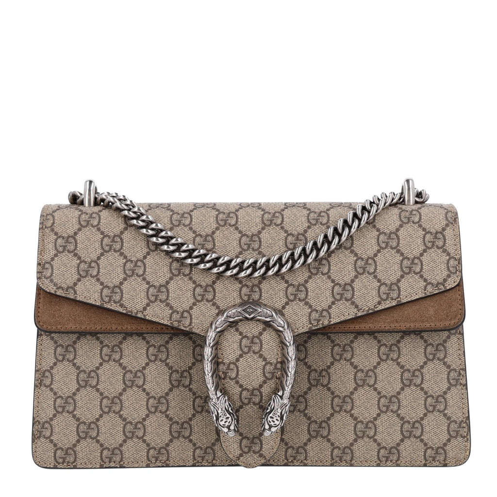 GG Supreme Monogram Small Dionysus Shoulder Bag Taupe wholesalehk.shop