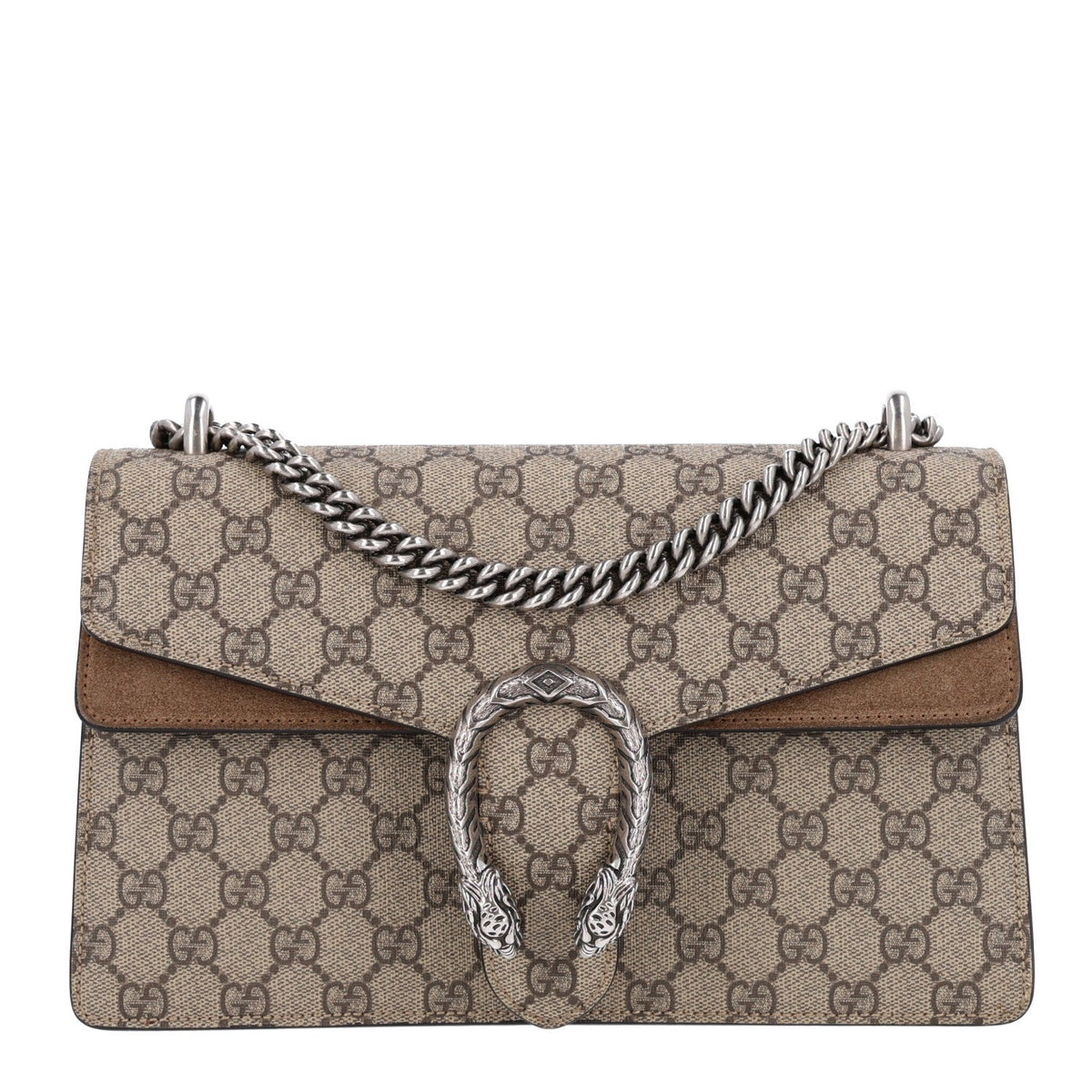 GG Supreme Monogram Small Dionysus Shoulder Bag Taupe wholesalehk.shop