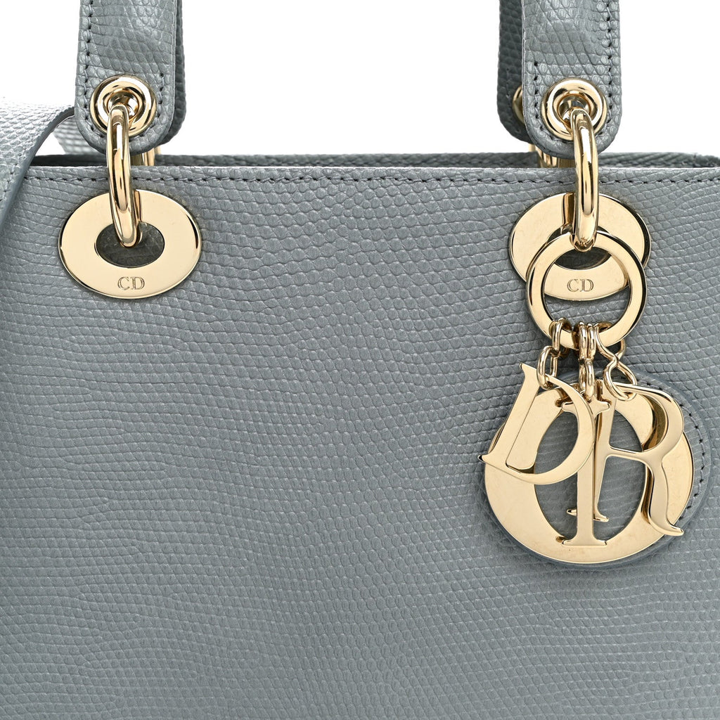 Lizard Small Lady Dior Cloud Blue wholesalehk.shop