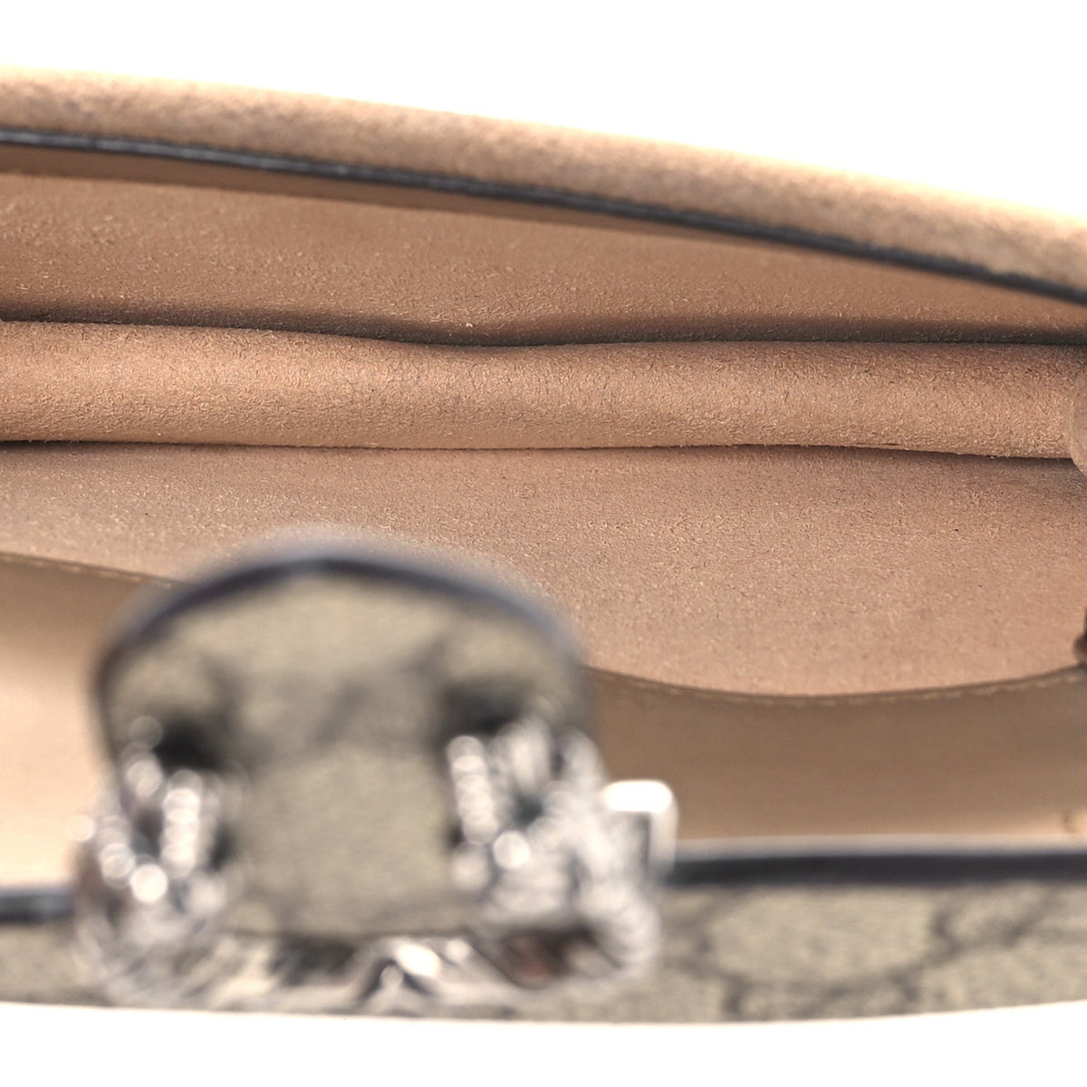 GG Supreme Monogram Super Mini Dionysus Shoulder Bag Taupe wholesalehk.shop