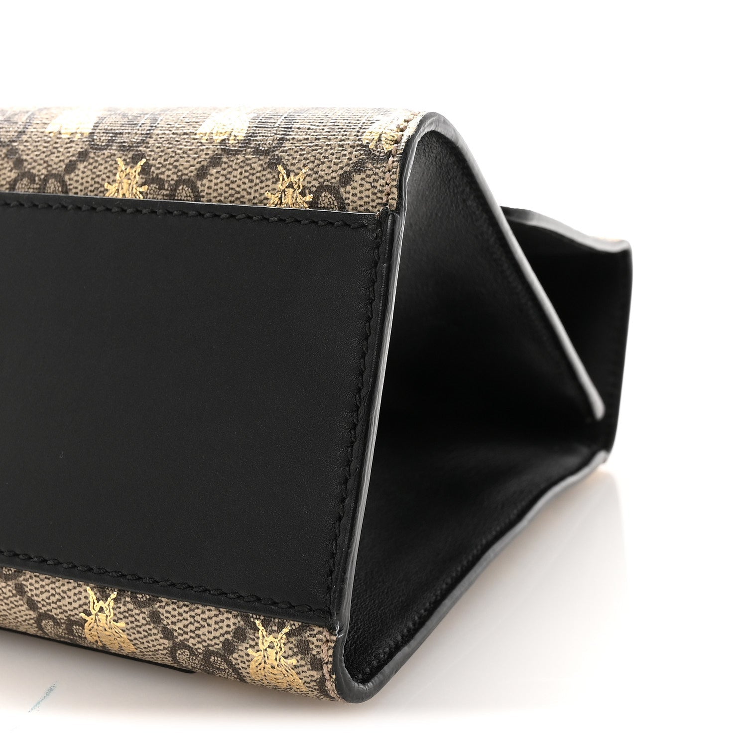 GG Supreme Monogram Bees Medium Padlock Shoulder Bag Beige Oro Black £¨ Direct shipment via from wholesalehk.shop