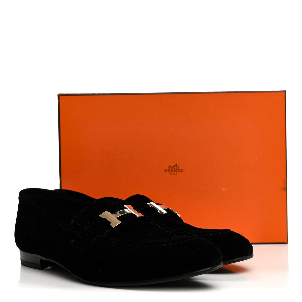 Velvet Womens Paris Loafers 41 Black wholesalehk.shop