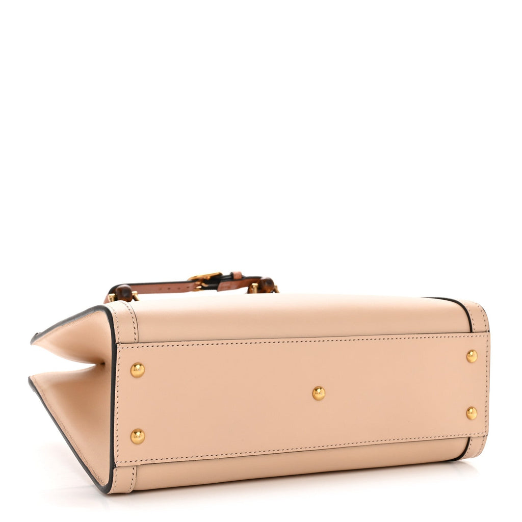 Calfskin Gucci Embossed Small Diana Tote Bag Pink wholesalehk.shop
