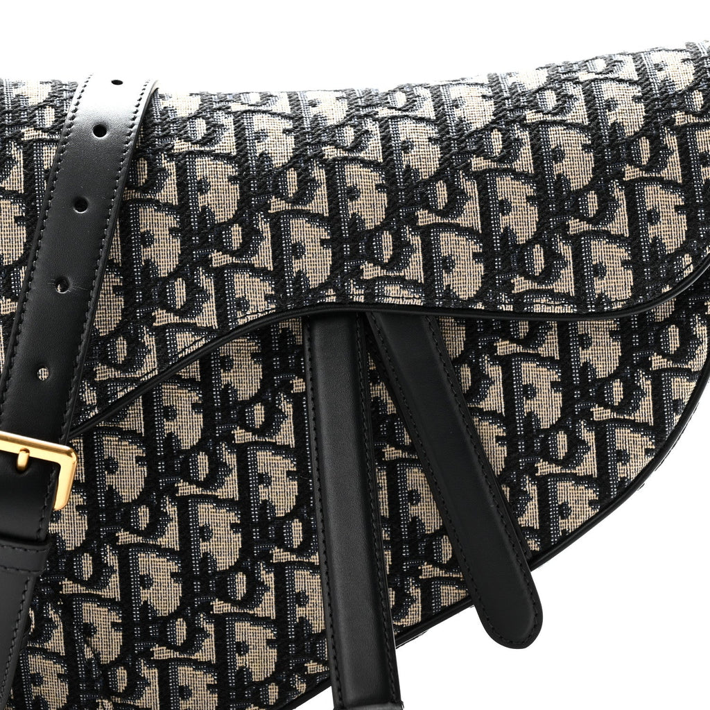 Oblique Saddle Bag With Strap Blue wholesalehk.shop