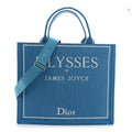 Cotton Toile De Jouy Oblique Embroidered Ulysses Dior Medium Book Tote With Strap Light Blue White £¨ Direct shipment via from wholesalehk.shop
