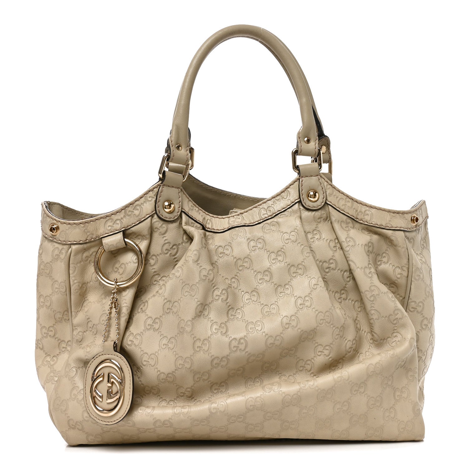Guccissima Medium Sukey Tote Mystic White £¨ Direct shipment via from wholesalehk.shop
