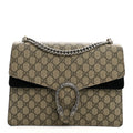 GG Supreme Monogram Medium Dionysus Shoulder Bag Black wholesalehk.shop