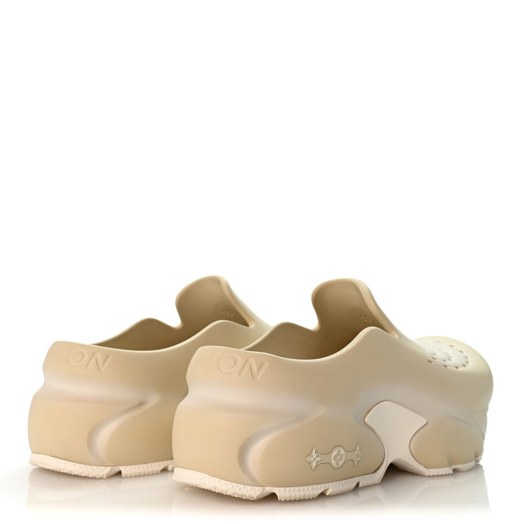 Rubber Mens LV Shark Clogs 11 Beige £¨ Direct shipment via from wholesalehk.shop