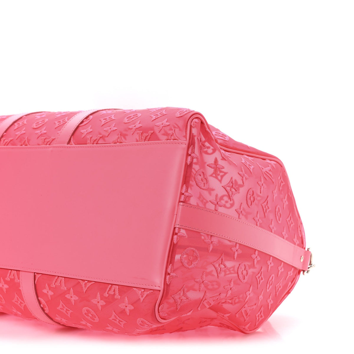 Monogram Fluo See Through Keepall Bandouliere 50 Rose wholesalehk.shop