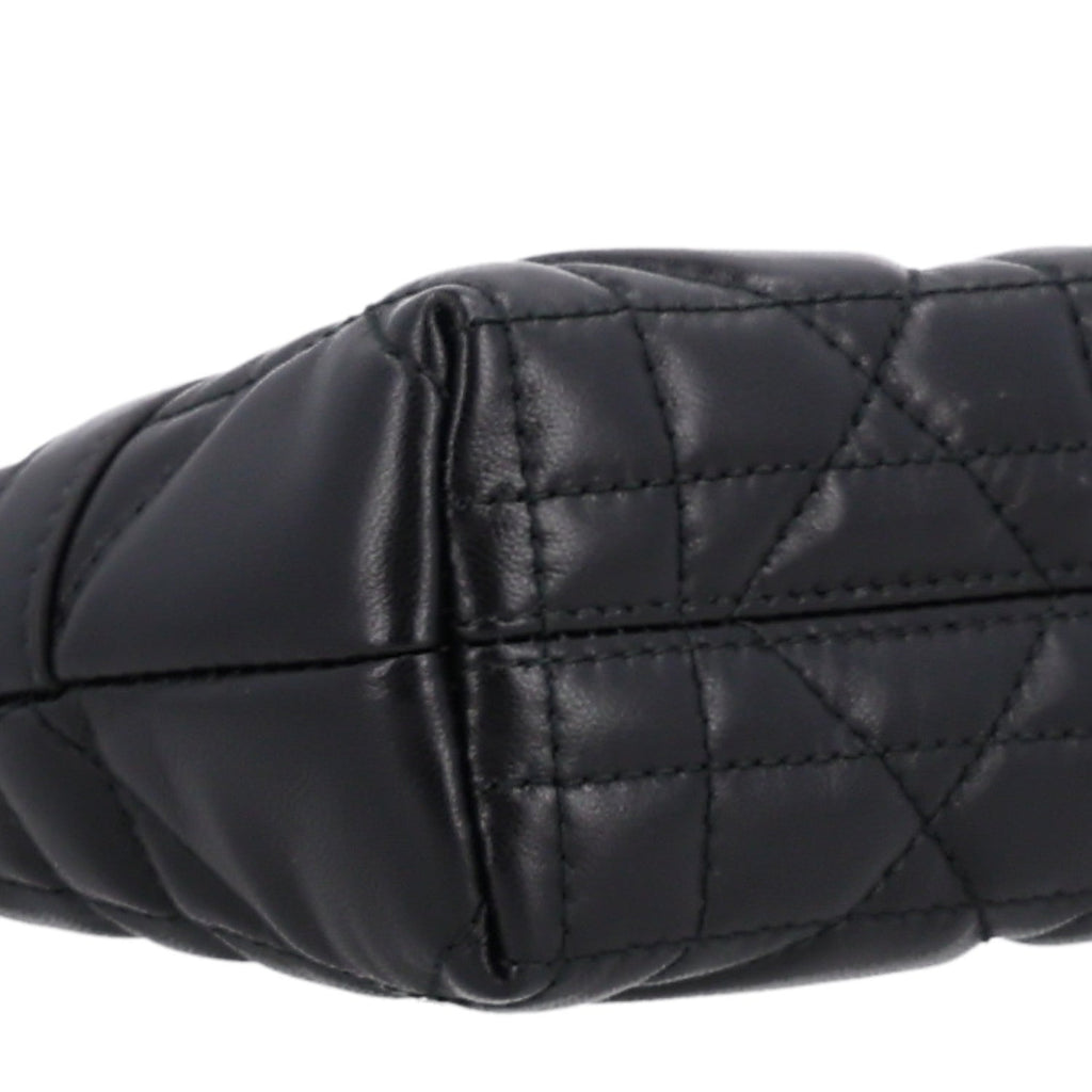 Calfskin Macrocannage Miss Caro Mini Hobo Bag Black wholesalehk.shop