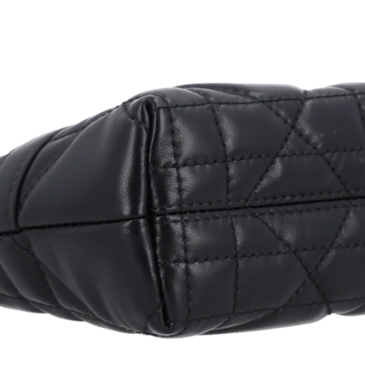 Calfskin Macrocannage Miss Caro Mini Hobo Bag Black wholesalehk.shop
