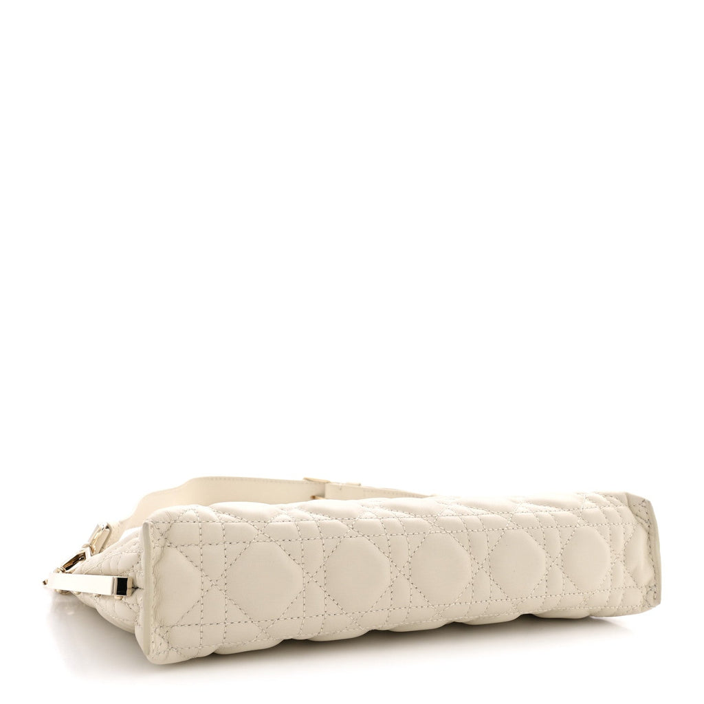 Lambskin Cannage Dior Club Bag  Dusty Ivory wholesalehk.shop