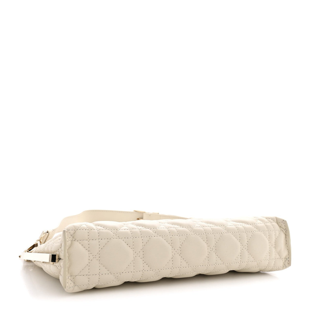 Lambskin Cannage Dior Club Bag  Dusty Ivory wholesalehk.shop