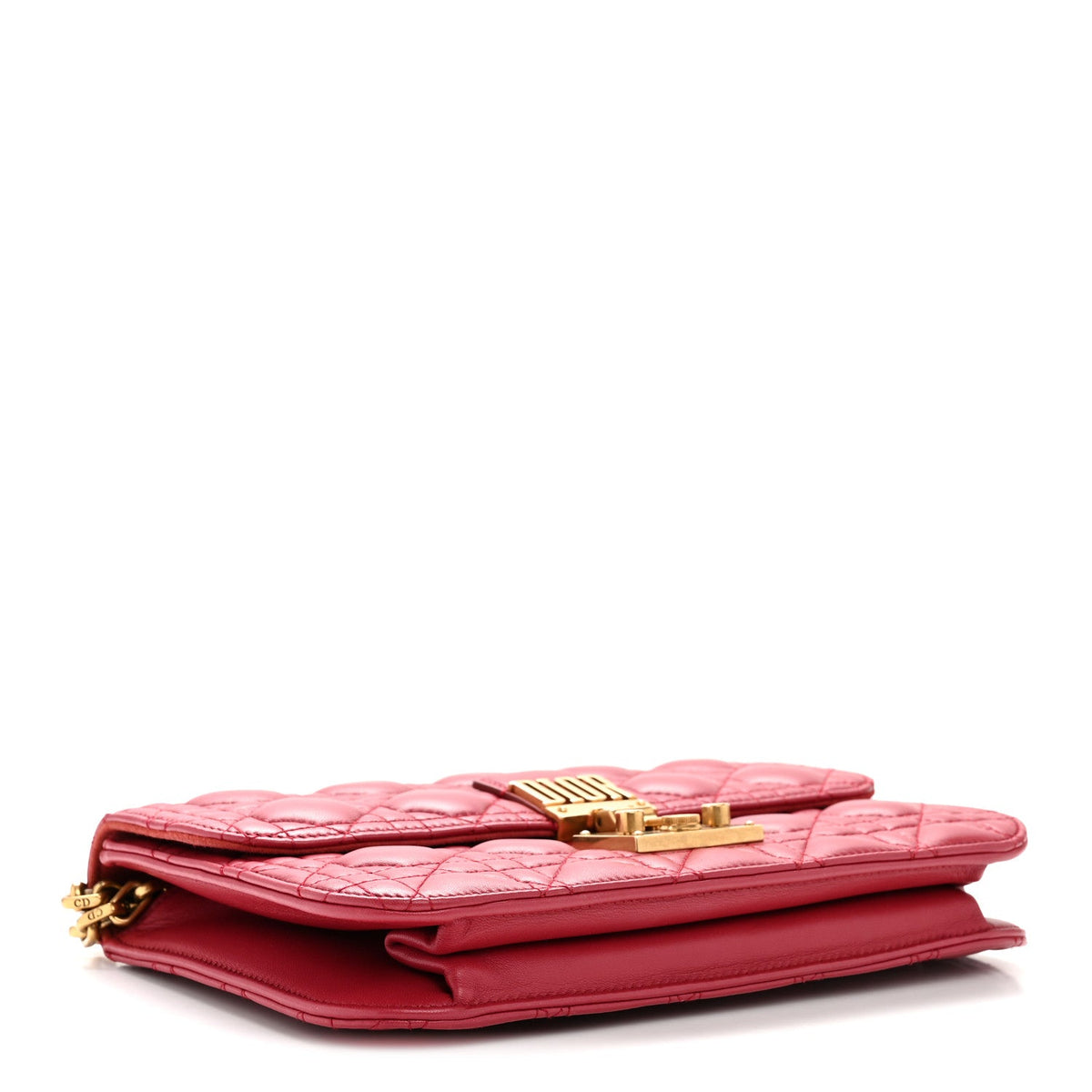Lambskin Cannage Large Dioraddict Flap Red wholesalehk.shop