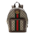 GG Supreme Monogram Calfskin Web Small Ophidia Day Backpack Beige Ebony New Acero wholesalehk.shop
