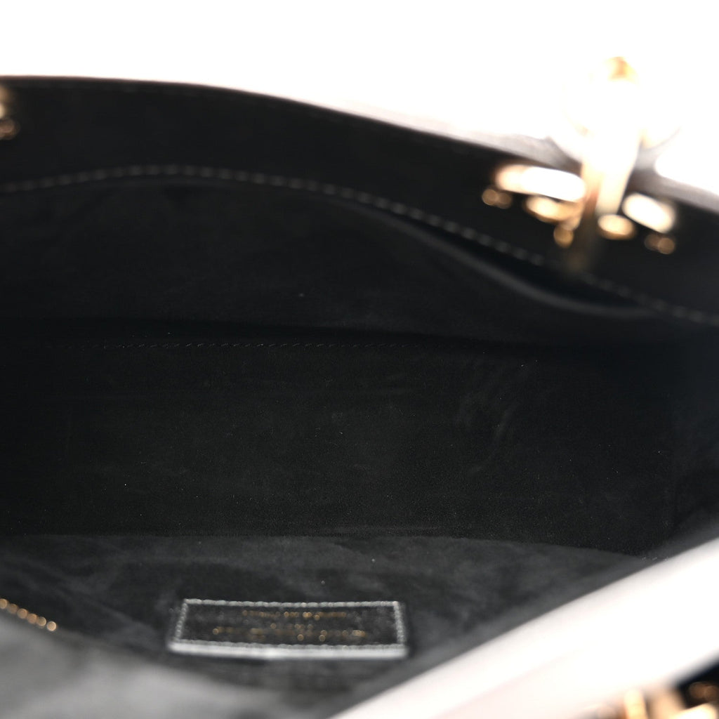 Metallic Lambskin Cannage Small My ABCDior Lady Dior Dark Silver wholesalehk.shop