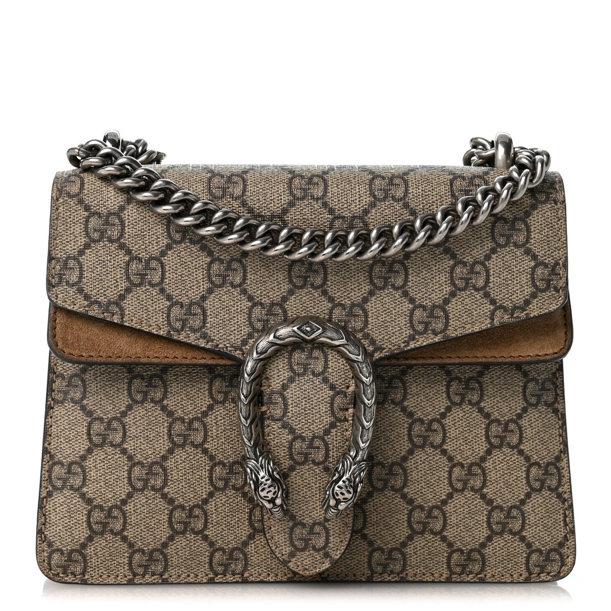 GG Supreme Monogram Mini Dionysus Shoulder Bag Taupe wholesalehk.shop