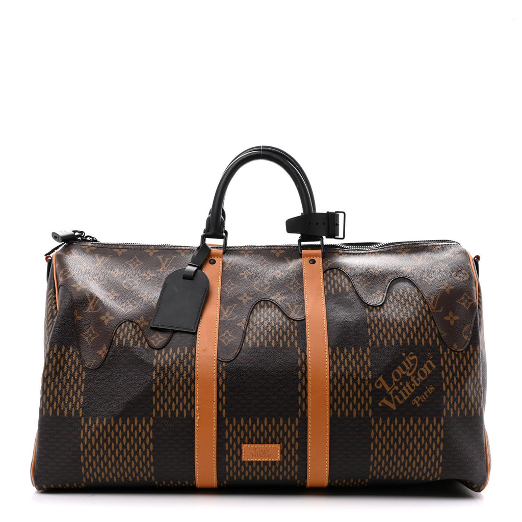 X NIGO Giant Damier Ebene Monogram Keepall Bandouliere 50 wholesalehk.shop