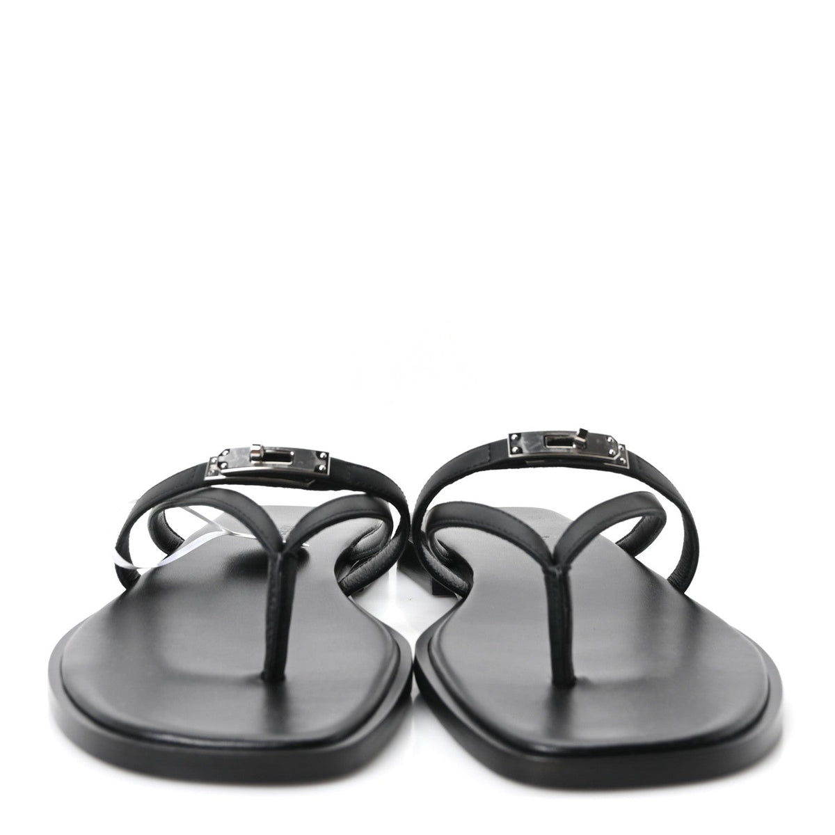 Calfskin Miss Sandals 39 Black wholesalehk.shop
