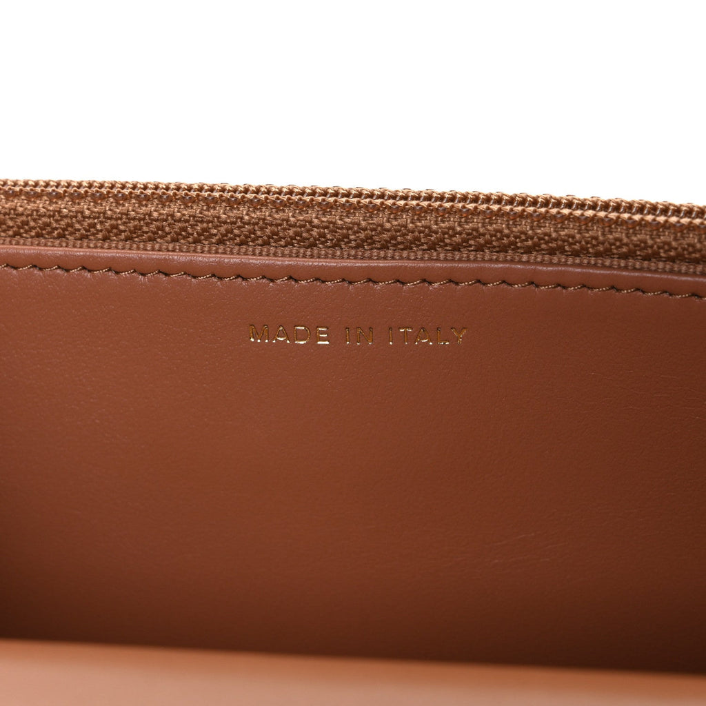 Lambskin Quilted Chanel 19 Wallet On Chain WOC Brown wholesalehk.shop