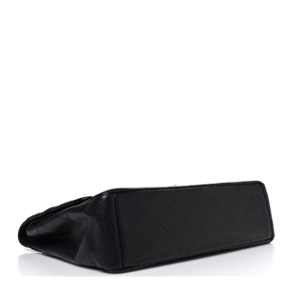 Caviar Quilted Maxi Double Flap Black wholesalehk.shop
