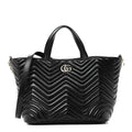 Lambskin Matelasse Medium GG Betty Tote Bag Black wholesalehk.shop
